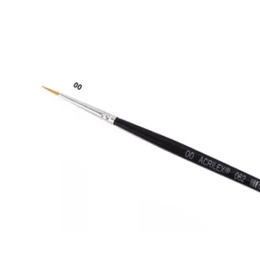 PINCEL SINTETICO DOURADO N.00 PRETO CURTO REDONDO 01 UN